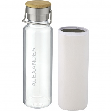 Logotrade promotional item image of: Thor 660 ml glass bottle with neoprene sleeve