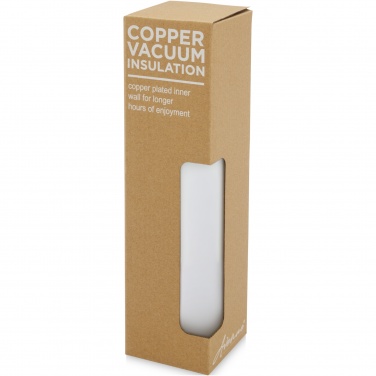 Logo trade corporate gift photo of: Marka 600 ml copper vacuum insulated bottle with metal loop