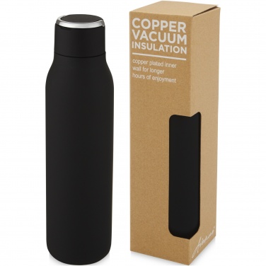 Logo trade corporate gift photo of: Marka 600 ml copper vacuum insulated bottle with metal loop