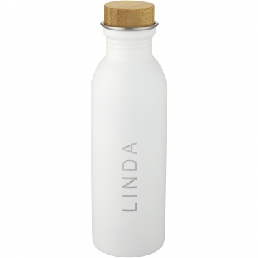 Logo trade promotional giveaways picture of: Kalix 650 ml stainless steel water bottle