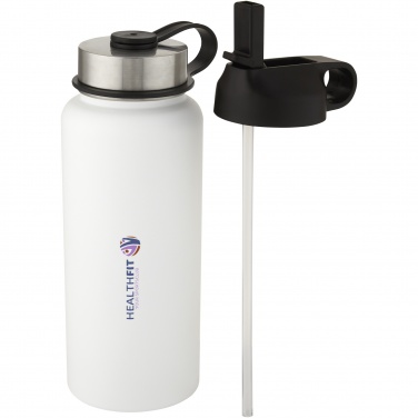 Logo trade advertising products image of: Supra 1 L copper vacuum insulated sport bottle with 2 lids