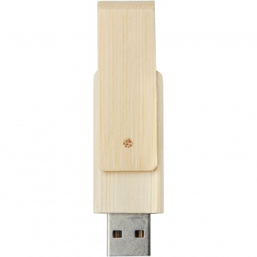 Logo trade promotional giveaways image of: Rotate 4GB bamboo USB flash drive