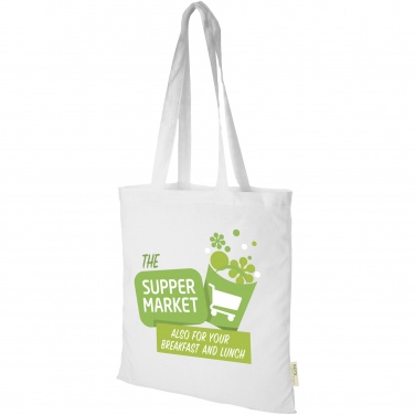 Logotrade promotional item image of: Orissa 140 g/m² organic cotton tote bag 7L