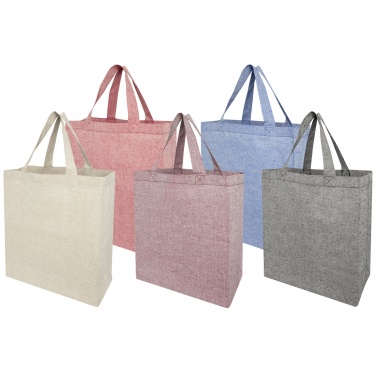 Logo trade advertising product photo of: Pheebs 150 g/m² recycled gusset tote bag 13L