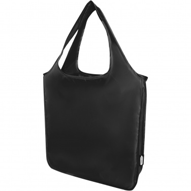 Logo trade promotional giveaway photo of: Ash RPET large foldable tote bag 14L