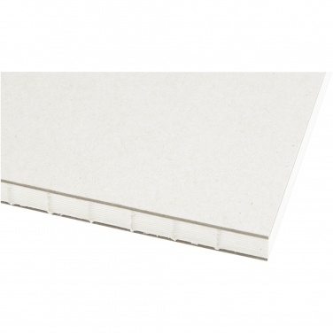 Logo trade business gifts image of: Dairy Dream A5 size reference recycled milk cartons spineless notebook
