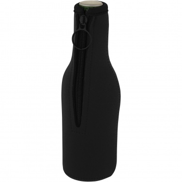 Logo trade promotional merchandise photo of: Fris recycled neoprene bottle sleeve holder