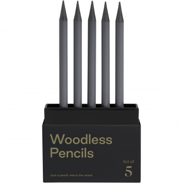 Logo trade promotional merchandise picture of: Karst® 5-pack 2B woodless graphite pencils