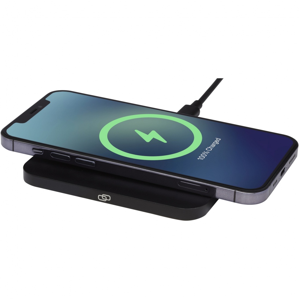 Logo trade promotional gift photo of: Hybrid 15W premium wireless charging pad