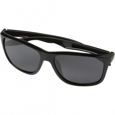 Logo trade promotional item photo of: Eiger polarized sunglasses in recycled PET casing