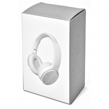 Logotrade promotional items photo of: Athos bamboo Bluetooth® headphones with microphone