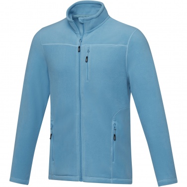 Logotrade promotional gift image of: Amber men's GRS recycled full zip fleece jacket