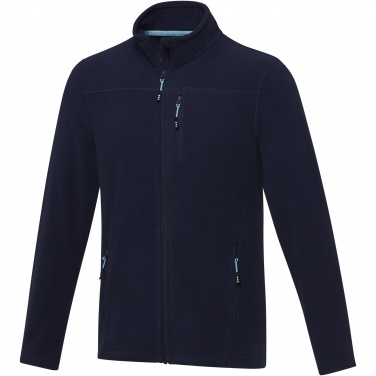 Logo trade promotional giveaway photo of: Amber men's GRS recycled full zip fleece jacket