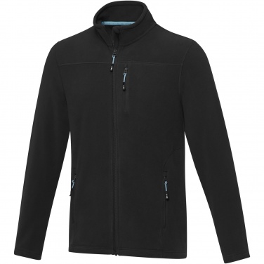 Logo trade promotional products picture of: Amber men's GRS recycled full zip fleece jacket