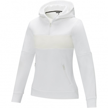 Logotrade business gifts photo of: Sayan women's half zip anorak hooded sweater