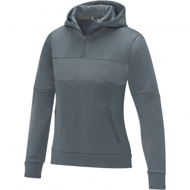 Logotrade promotional giveaway picture of: Sayan women's half zip anorak hooded sweater