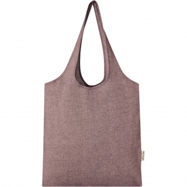 Logo trade business gift photo of: Pheebs 150 g/m² recycled cotton trendy tote bag 7L