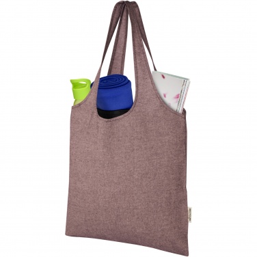 Logotrade advertising products photo of: Pheebs 150 g/m² recycled cotton trendy tote bag 7L