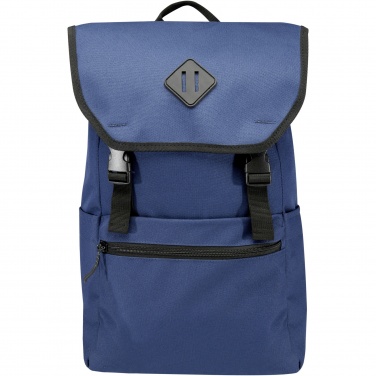 Logo trade corporate gifts picture of: REPREVE® Our Ocean™ 15" GRS RPET laptop backpack 19L