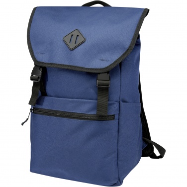 Logo trade corporate gifts picture of: REPREVE® Our Ocean™ 15" GRS RPET laptop backpack 19L