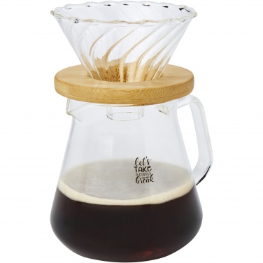 Logo trade promotional gifts image of: Geis 500 ml glass coffee maker