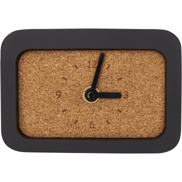Logo trade promotional merchandise photo of: Momento wireless limestone charging desk clock
