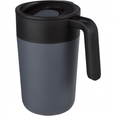 Logo trade business gift photo of: Nordia 400 ml double-wall recycled mug