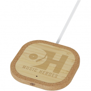 Logotrade corporate gifts photo of: Cerris 15W cork wireless charging pad