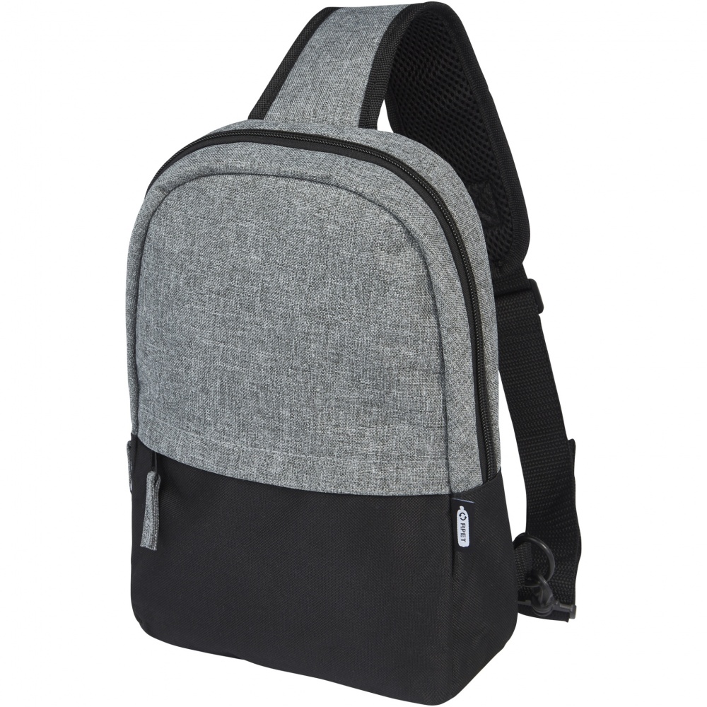 Logo trade promotional gifts image of: Reclaim GRS recycled two-tone sling 3.5L