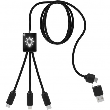 Logo trade advertising product photo of: SCX.design C28 5-in-1 extended charging cable