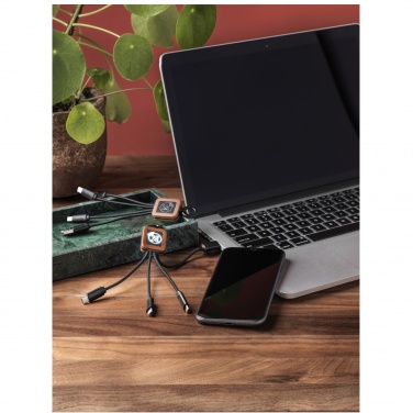 Logotrade promotional gift image of: SCX.design C19 wooden easy to use cable