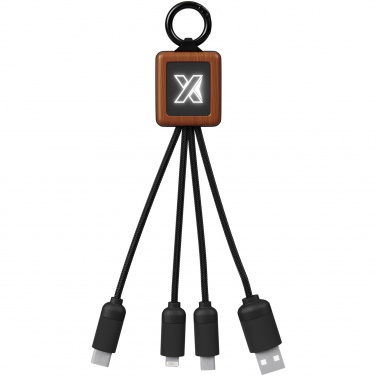 Logotrade promotional giveaway picture of: SCX.design C19 wooden easy to use cable