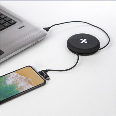 Logotrade promotional merchandise picture of: SCX.design C18 3-in-1 travel light-up cable