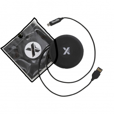 Logo trade promotional merchandise image of: SCX.design C18 3-in-1 travel light-up cable