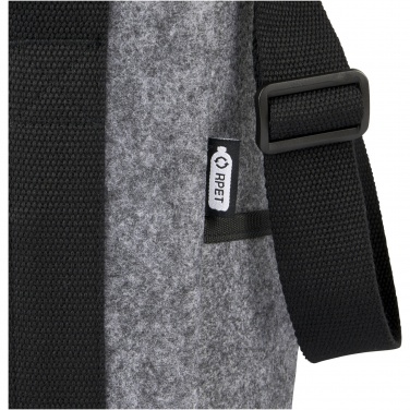 Logo trade business gifts image of: Felta GRS recycled felt bottle cooler bag 21L