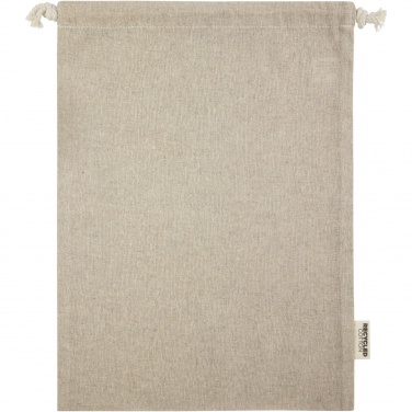 Logotrade promotional merchandise photo of: Pheebs 150 g/m² GRS recycled cotton gift bag large 4L