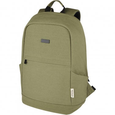 Logo trade promotional items picture of: Joey 15.6" GRS recycled canvas anti-theft laptop backpack 18L