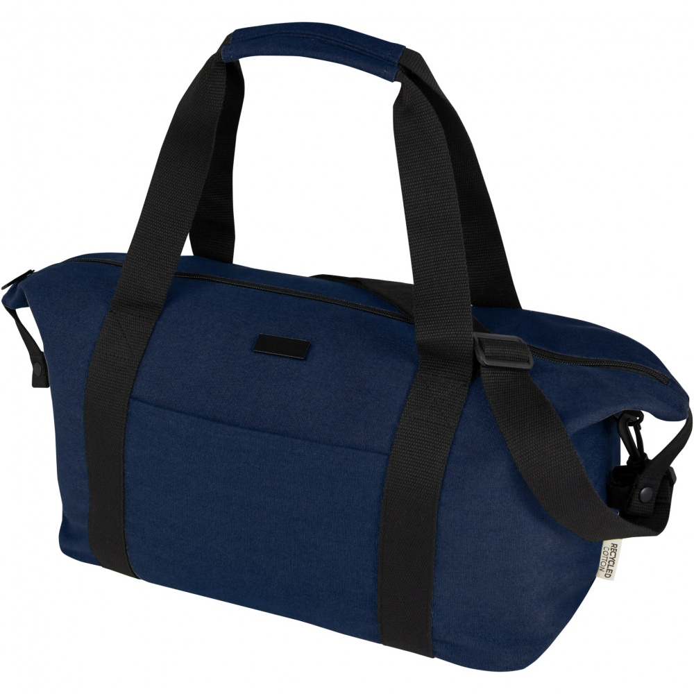 Logo trade corporate gifts image of: Joey GRS recycled canvas sports duffel bag 25L