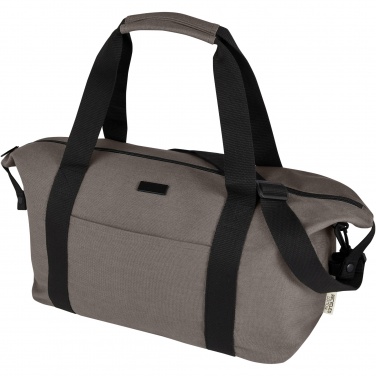 Logotrade promotional giveaway picture of: Joey GRS recycled canvas sports duffel bag 25L