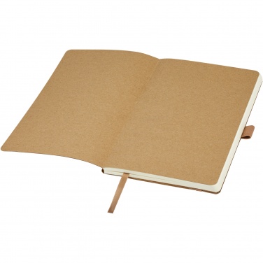 Logo trade promotional gifts picture of: Kilau recycled leather notebook 