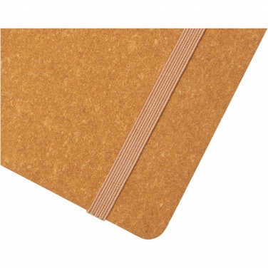 Logo trade corporate gift photo of: Kilau recycled leather notebook 