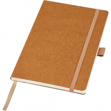 Logo trade advertising products image of: Kilau recycled leather notebook 