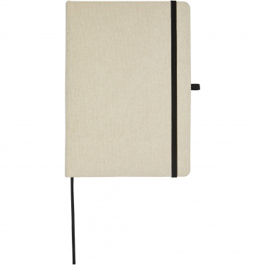 Logo trade business gift photo of: Tutico organic cotton hardcover notebook