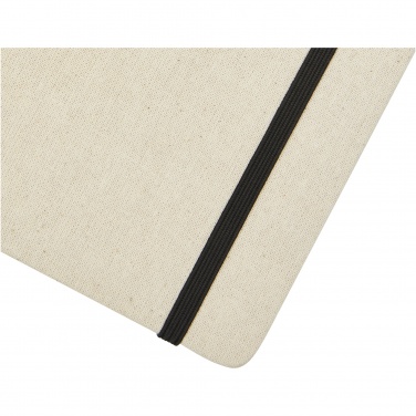 Logo trade promotional items picture of: Tutico organic cotton hardcover notebook