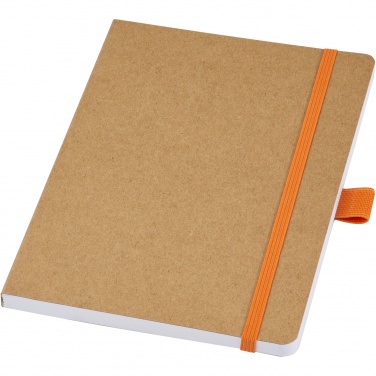 Logo trade promotional item photo of: Berk recycled paper notebook