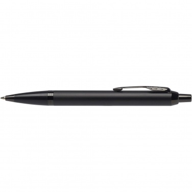 Logo trade promotional item photo of: Parker IM achromatic ballpoint and rollerball pen set with gift box