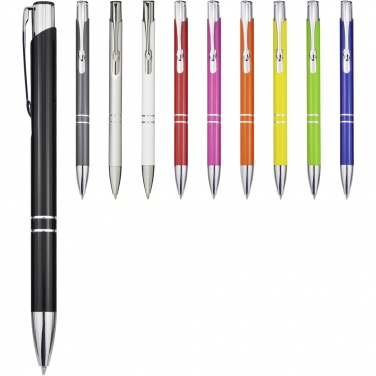 Logo trade promotional giveaways picture of: Moneta recycled aluminium ballpoint pen