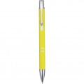 Moneta recycled aluminium ballpoint pen, Yellow