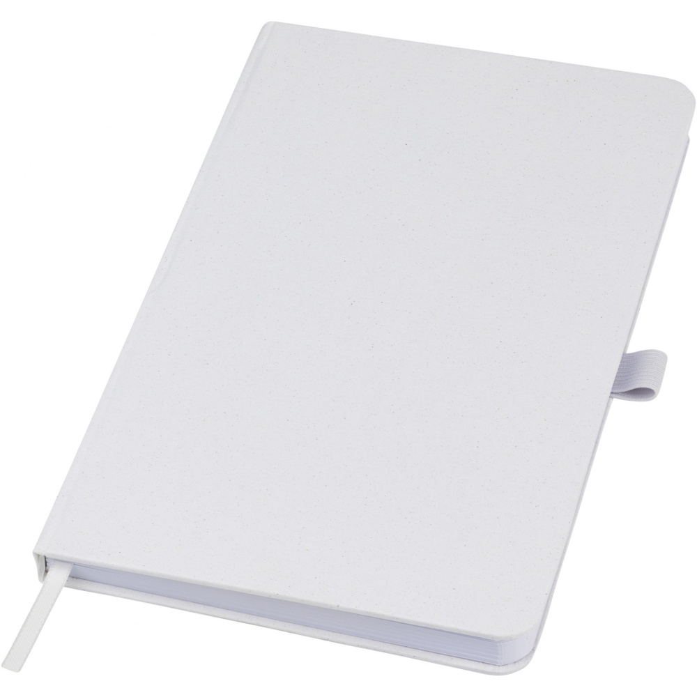 Logo trade promotional merchandise image of: Fabianna crush paper hard cover notebook