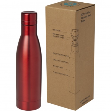 Logo trade promotional gift photo of: Vasa 500 ml RCS certified recycled stainless steel copper vacuum insulated bottle